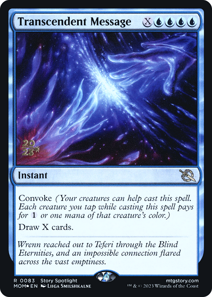 Transcendent Message [March of the Machine Prerelease Promos] | Spectrum Games