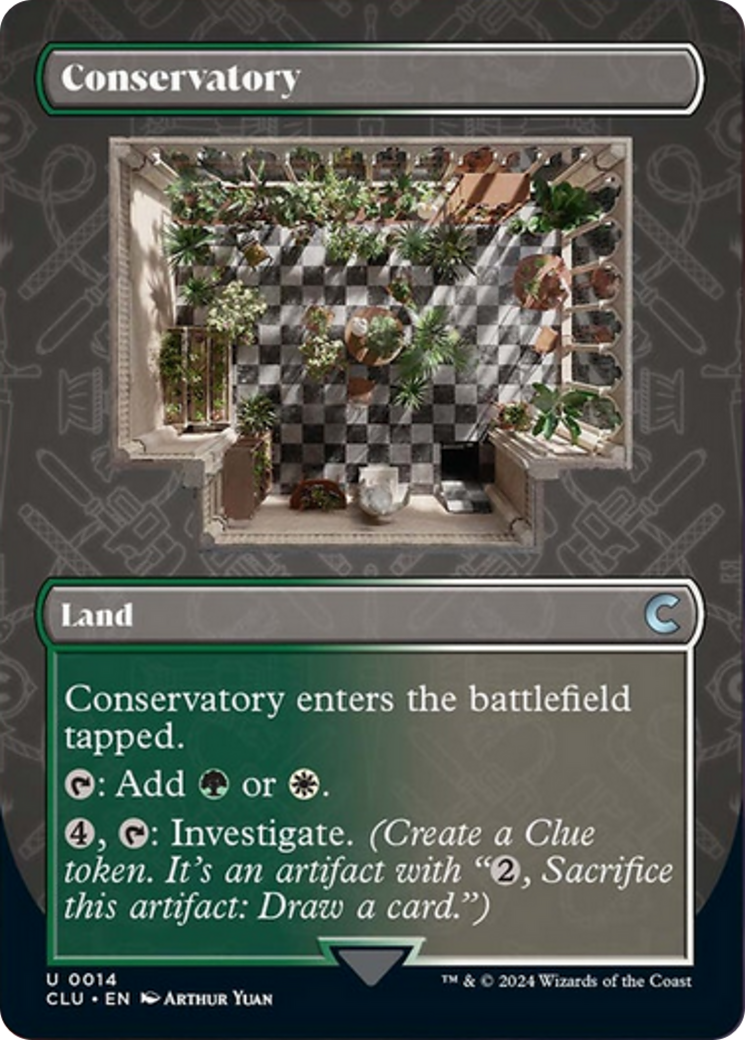 Conservatory (Borderless) [Ravnica: Clue Edition] | Spectrum Games