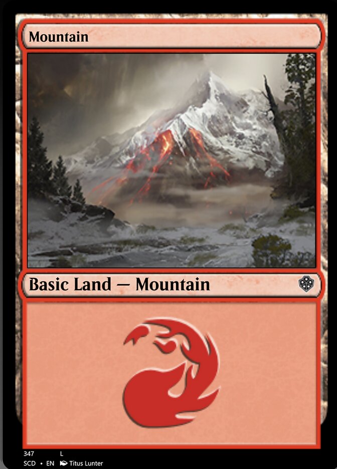 Mountain (347) [Starter Commander Decks] | Spectrum Games