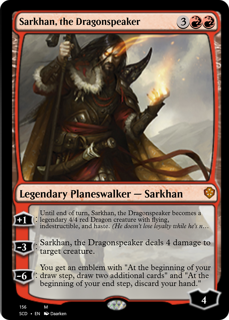 Sarkhan, the Dragonspeaker [Starter Commander Decks] | Spectrum Games