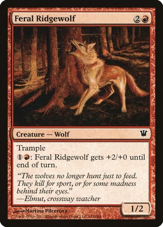 Feral Ridgewolf [Innistrad] | Spectrum Games