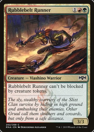 Rubblebelt Runner [Ravnica Allegiance] | Spectrum Games