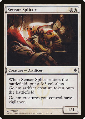 Sensor Splicer [New Phyrexia] | Spectrum Games