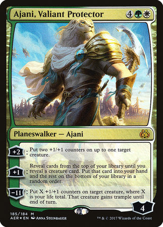 Ajani, Valiant Protector [Aether Revolt] | Spectrum Games