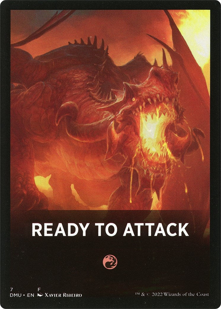Ready to Attack Theme Card [Dominaria United Tokens] | Spectrum Games