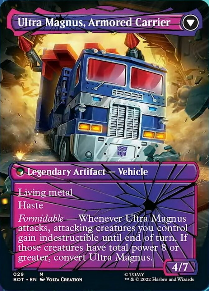 Ultra Magnus, Tactician // Ultra Magnus, Armored Carrier (Shattered Glass) [Universes Beyond: Transformers] | Spectrum Games