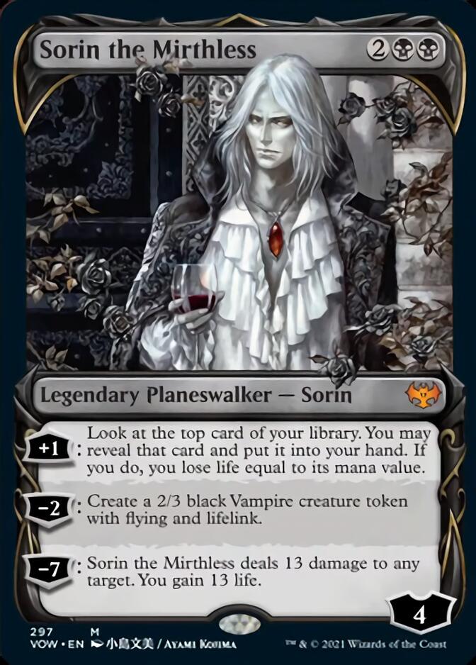 Sorin the Mirthless (Showcase Fang Frame) [Innistrad: Crimson Vow] | Spectrum Games