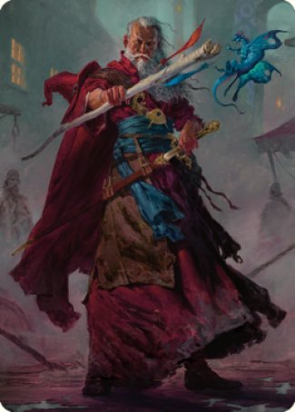 Elminster Art Card (64) [Commander Legends: Battle for Baldur's Gate Art Series] | Spectrum Games