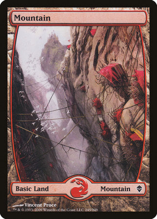 Mountain (245) - Full Art [Zendikar] | Spectrum Games