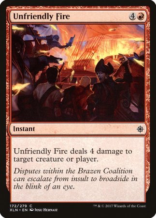 Unfriendly Fire [Ixalan] | Spectrum Games