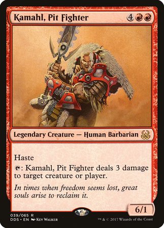 Kamahl, Pit Fighter [Duel Decks: Mind vs. Might] | Spectrum Games