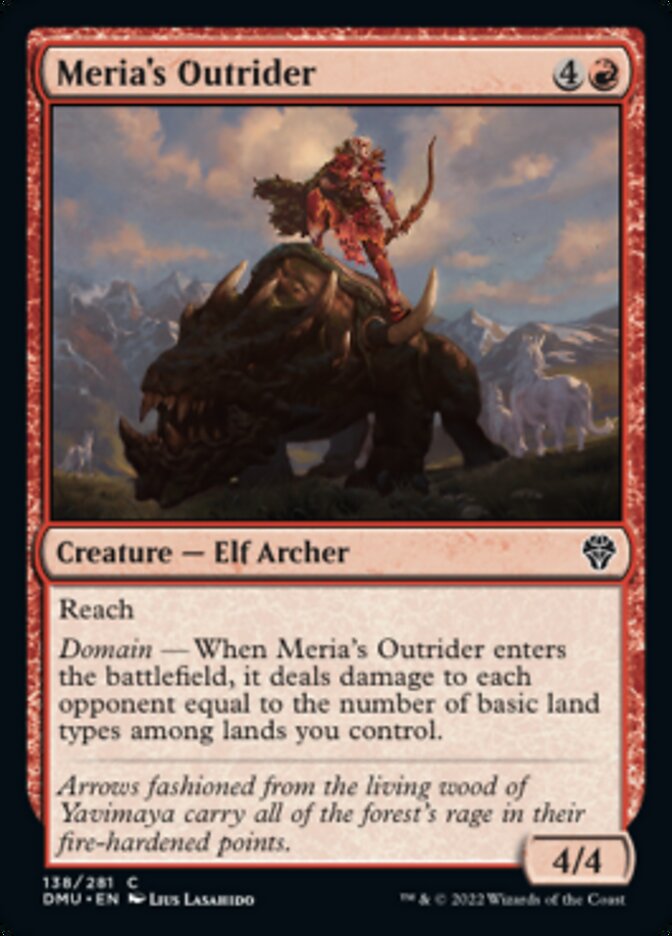 Meria's Outrider [Dominaria United] | Spectrum Games