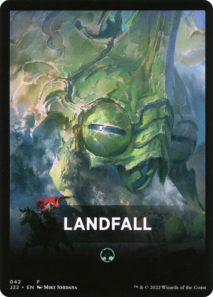 Landfall Theme Card [Jumpstart 2022 Front Cards] | Spectrum Games