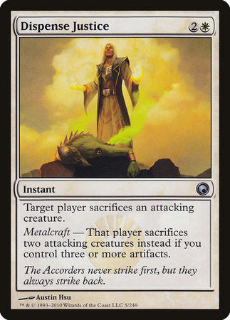 Dispense Justice [Scars of Mirrodin] | Spectrum Games