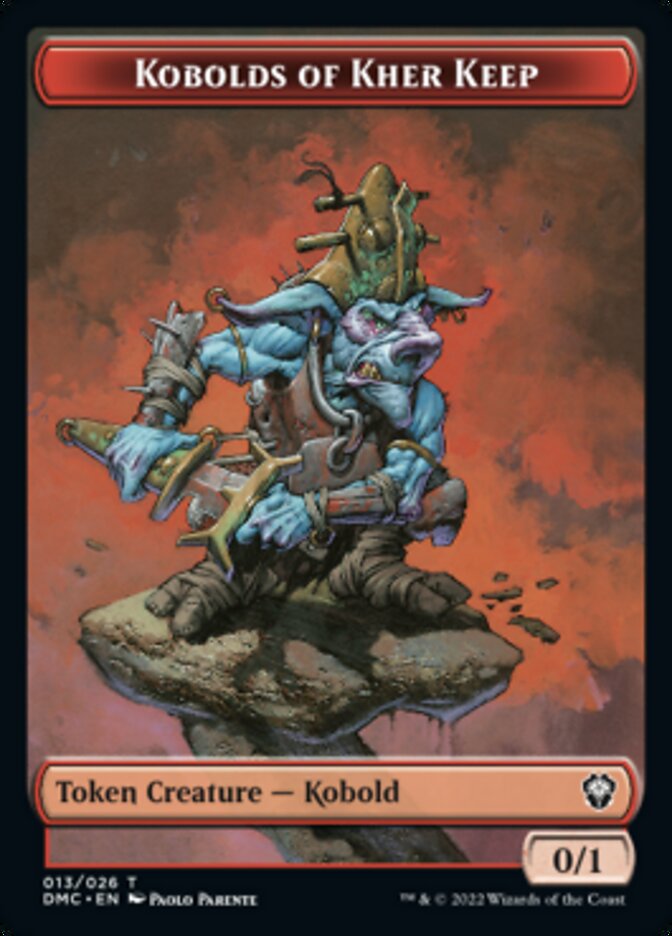 Soldier // Kobolds of Kher Keep Double-sided Token [Dominaria United Tokens] | Spectrum Games