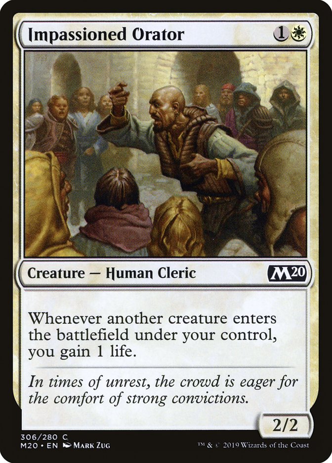 Impassioned Orator [Core Set 2020] | Spectrum Games