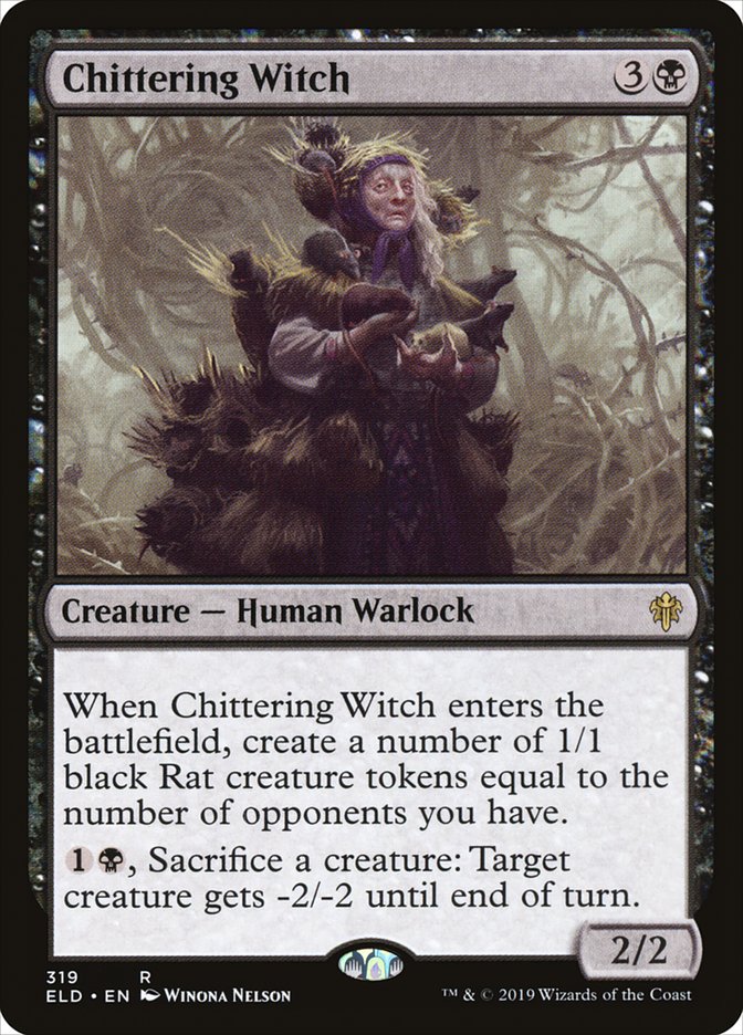 Chittering Witch [Throne of Eldraine] | Spectrum Games