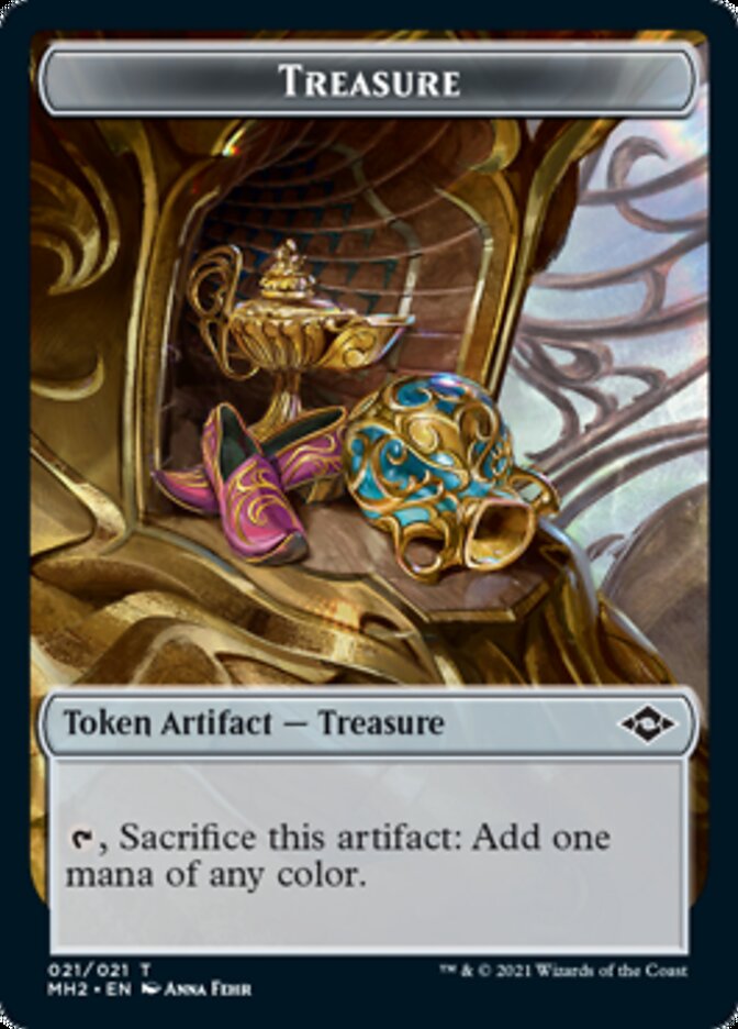 Treasure Token (#21) // Zombie Token [Modern Horizons 2 Tokens] | Spectrum Games