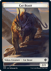 Insect // Cat Beast Double-Sided Token [Starter Commander Decks] | Spectrum Games