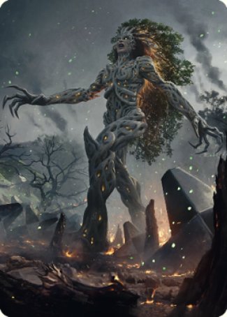 Titania, Gaea Incarnate Art Card [The Brothers' War Art Series] | Spectrum Games