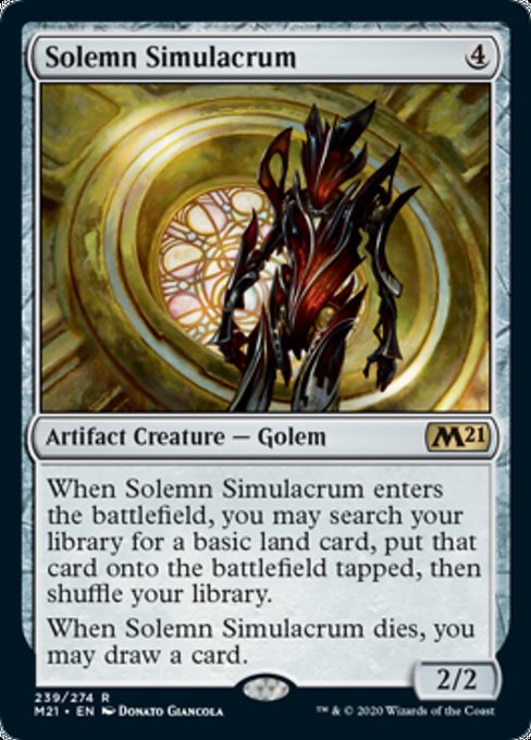 Solemn Simulacrum [Core Set 2021] | Spectrum Games