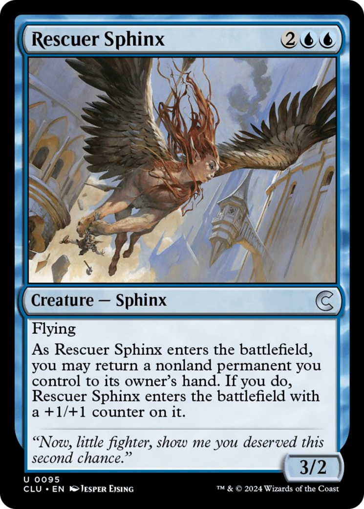 Rescuer Sphinx [Ravnica: Clue Edition] | Spectrum Games