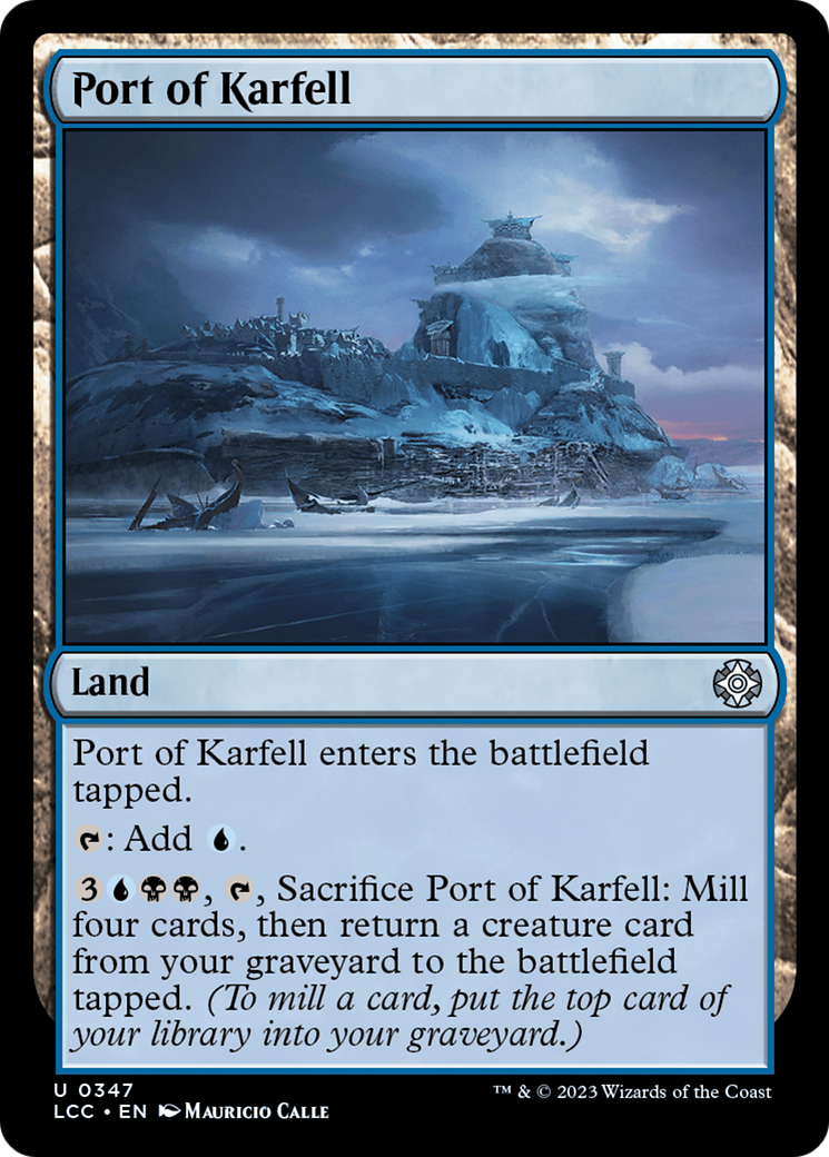 Port of Karfell [The Lost Caverns of Ixalan Commander] | Spectrum Games