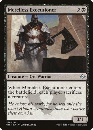 Merciless Executioner [Fate Reforged] | Spectrum Games