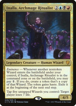 Inalla, Archmage Ritualist [Commander 2017] | Spectrum Games