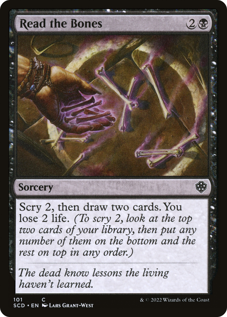 Read the Bones [Starter Commander Decks] | Spectrum Games