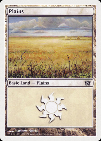 Plains (332) [Eighth Edition] | Spectrum Games