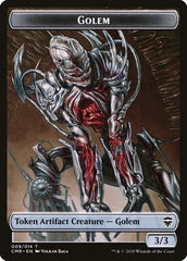 Golem // Zombie Token [Commander Legends Tokens] | Spectrum Games