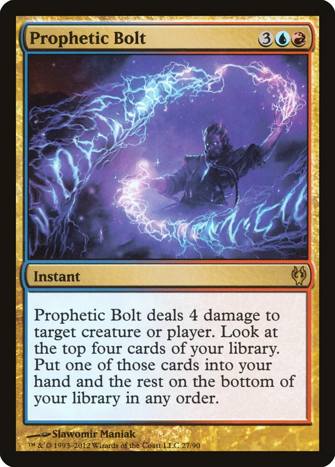 Prophetic Bolt [Duel Decks: Izzet vs. Golgari] | Spectrum Games