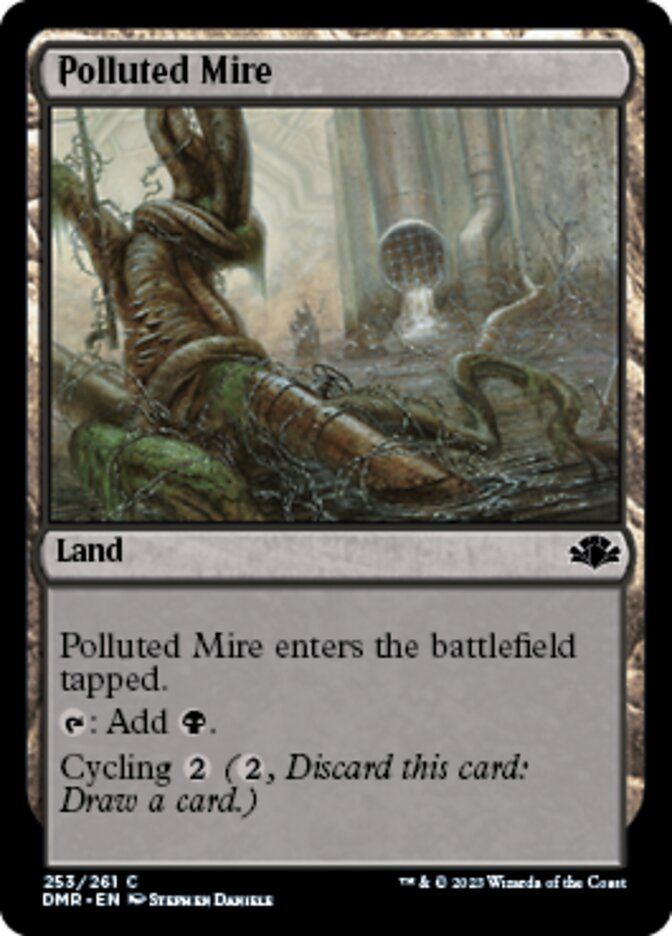 Polluted Mire [Dominaria Remastered] | Spectrum Games