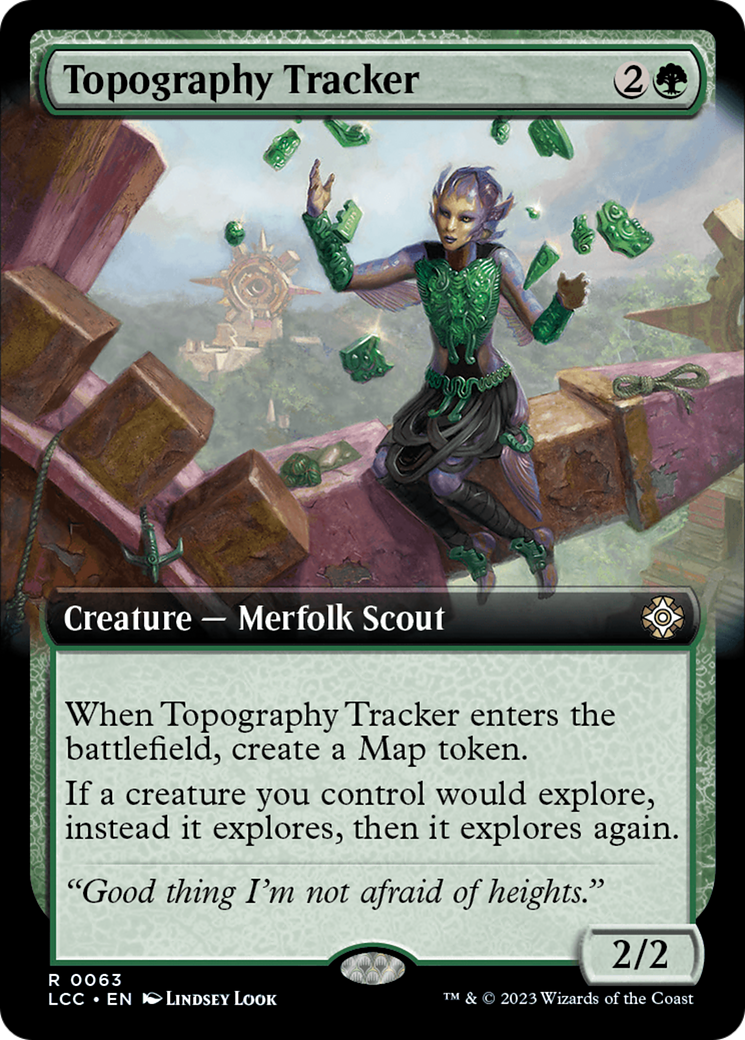 Topography Tracker (Extended Art) [The Lost Caverns of Ixalan Commander] | Spectrum Games