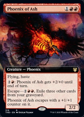 Phoenix of Ash (Extended Art) [Theros Beyond Death] | Spectrum Games