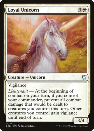 Loyal Unicorn [Commander 2018] | Spectrum Games