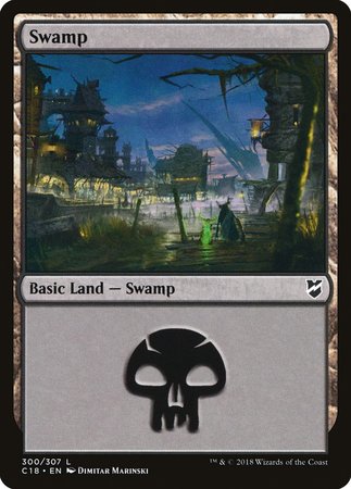 Swamp (300) [Commander 2018] | Spectrum Games