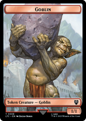 Goblin // Wraith Double-Sided Token [The Lord of the Rings: Tales of Middle-Earth Commander Tokens] | Spectrum Games