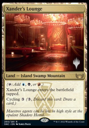 Xander's Lounge (Promo Pack) [Streets of New Capenna Promos] | Spectrum Games