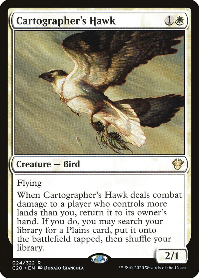 Cartographer's Hawk [Commander 2020] | Spectrum Games