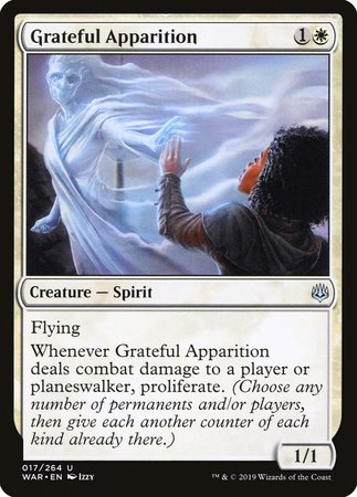 Grateful Apparition [War of the Spark] | Spectrum Games