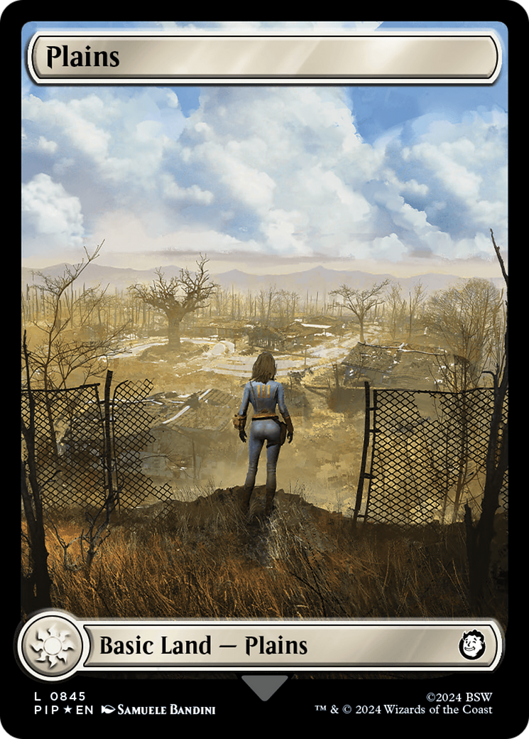 Plains (0845) (Surge Foil) [Fallout] | Spectrum Games