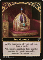 Horror // The Monarch Token [Commander Legends Tokens] | Spectrum Games