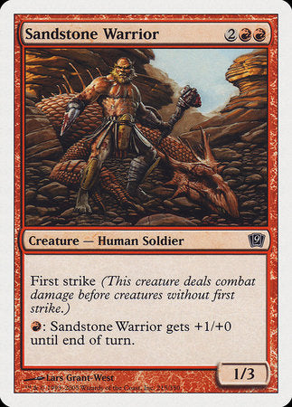 Sandstone Warrior [Ninth Edition] | Spectrum Games
