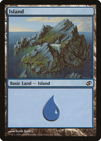 Island (31) [Duel Decks: Jace vs. Chandra] | Spectrum Games