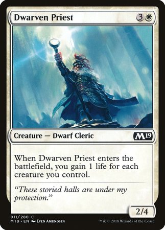 Dwarven Priest [Core Set 2019] | Spectrum Games