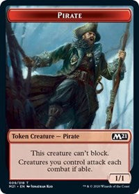 Pirate // Weird Double-sided Token [Core Set 2021 Tokens] | Spectrum Games