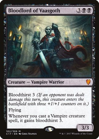 Bloodlord of Vaasgoth [Commander 2017] | Spectrum Games