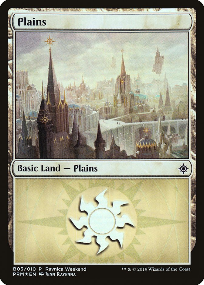 Plains (B03) [Ravnica Allegiance Guild Kit] | Spectrum Games